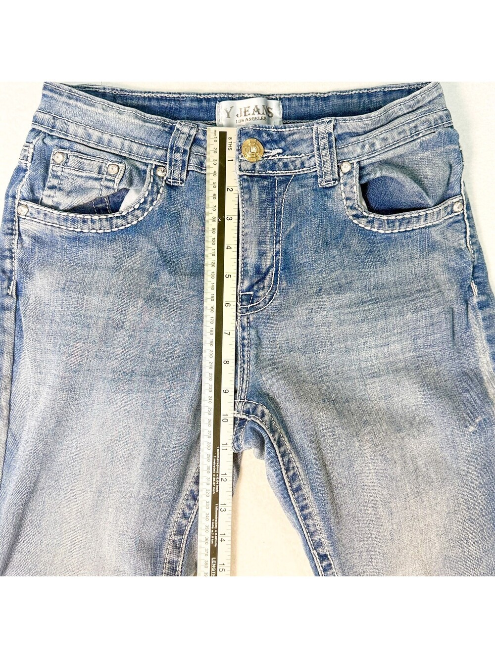 Y Jeans Los Angeles Embellished Bootcut Jeans Women’s 9/10 - Picture 12 of 15